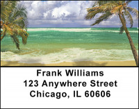 A Touch Of Paradise Address Labels | LBBAF-91