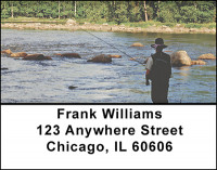 Fly Fishing Address Labels | LBBAH-16