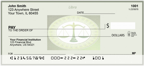 Libra Horoscope Sign Personal Checks | BAE-15