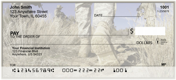 Boots On The Ground Personal Checks | BAK-12
