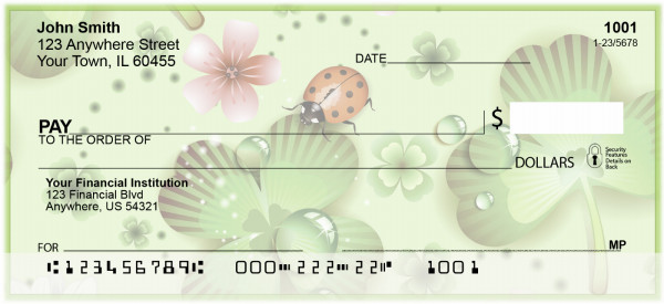 Lucky Ladybugs Personal Checks | BAP-98