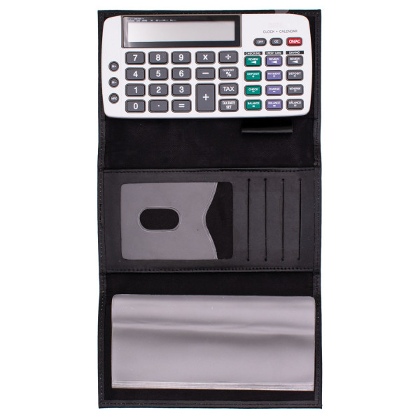 wallet checkbook calculator
